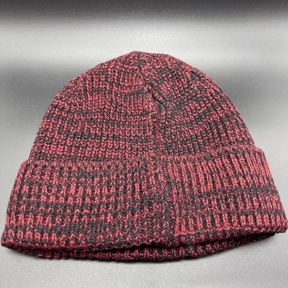 🎉HOST PICK🎉HURLEY Max Cuff 2.0 Beanie in Black and Red, OS, NWT - Picture 4 of 7